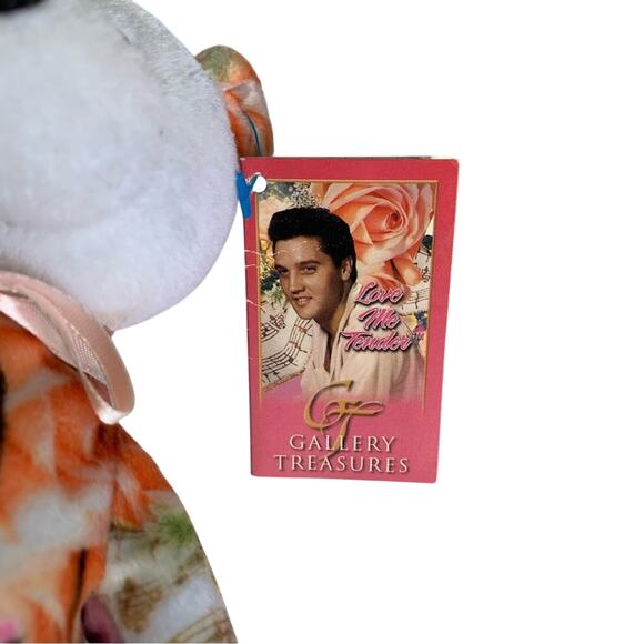 Gallery Treasures Elvis Presley "Love Me Tender" Ltd Edition Beanie Bear #009 - Picture 3 of 9